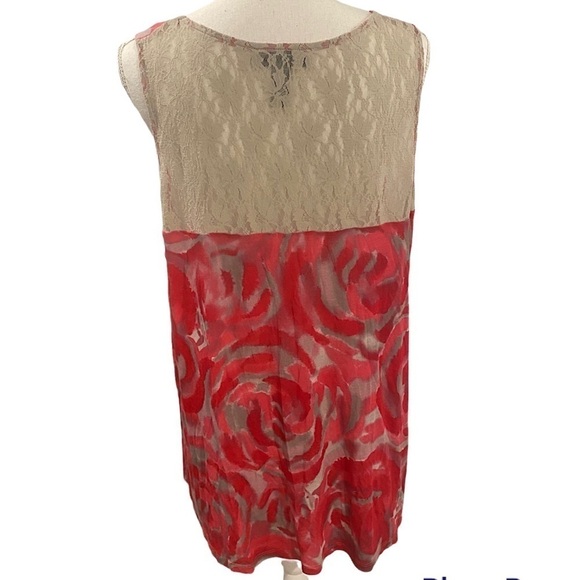 {INC} lace detailed floral blouse - Picture 2 of 3